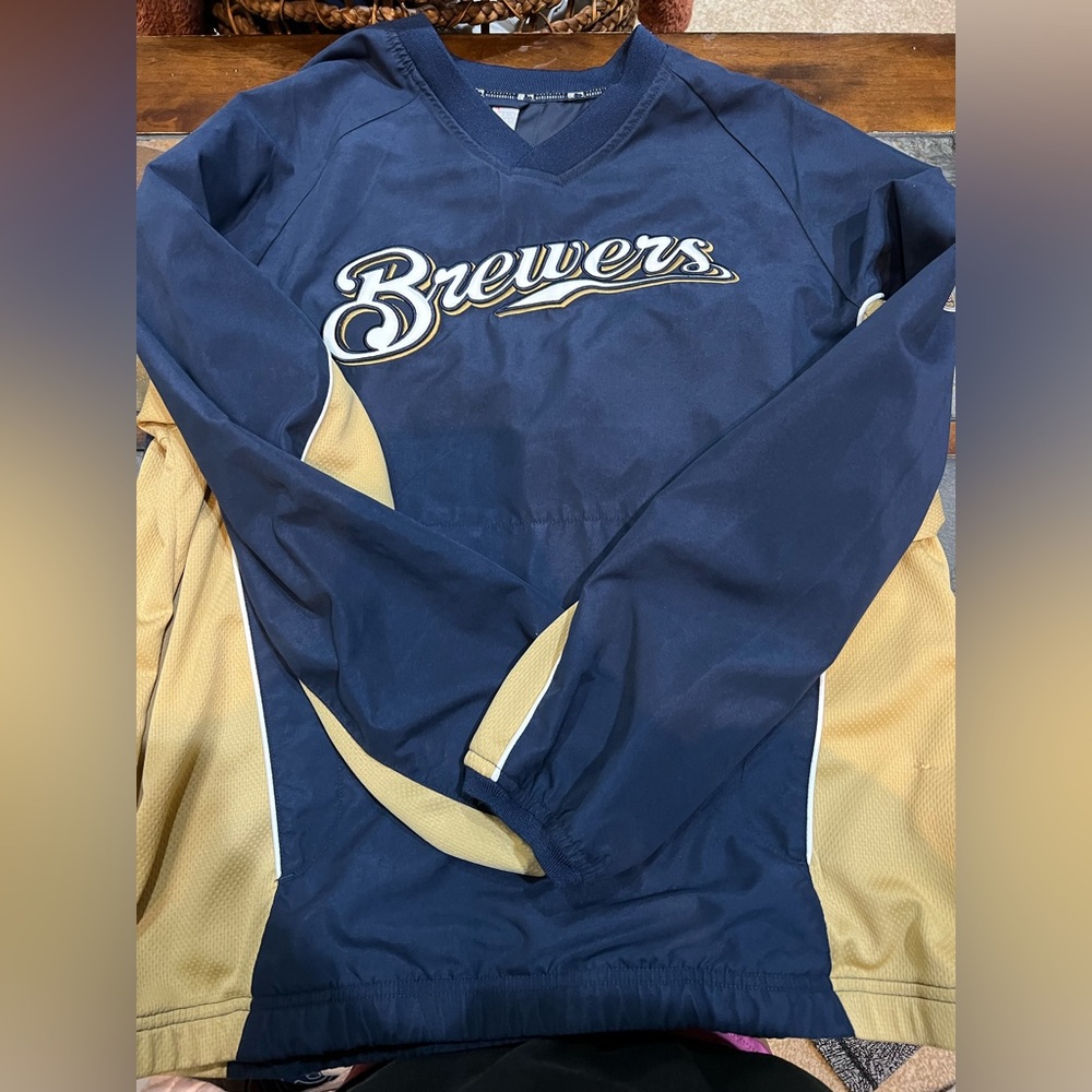 Milwaukee Brewers Windbreaker Pullover